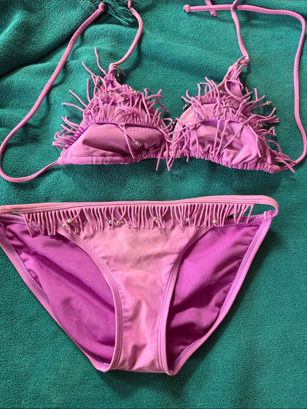 Target Vintage Fringe Bikini Set